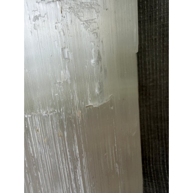 Natural White Selenite Crystal For Sale - Image 11 of 12