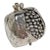 Vintage Silver Plate Pomegranate Paper Weight For Sale