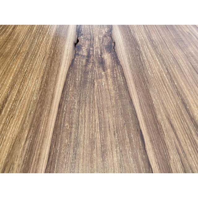 Andrianna Shamaris Midcentury Couture Teak Wood Dining Table For Sale - Image 13 of 18
