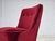 Danish Armchair in Red Furniture Velour and Beech Wood Legs, 1960s For Sale - Image 15 of 18