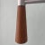 Burnt Umber Mid-Century Tension Light With Three Adjustable Lights in Aluminum and Walnut For Sale - Image 8 of 13