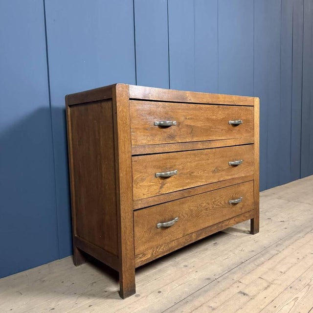 French Oak Chest of Drawers, 1920s For Sale - Image 7 of 16