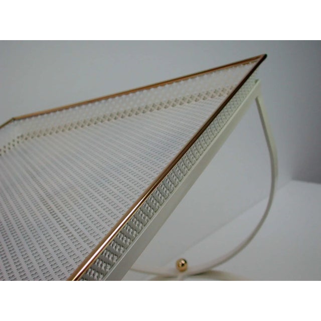 Mid-Century Modern Mid-Century French White Side Table, 1950s For Sale - Image 3 of 13
