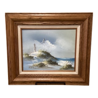 Late 19th Century Coastal Oil Painting For Sale