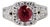 Late 20th Century Neil Lane Ruby Ring, Size 6 For Sale