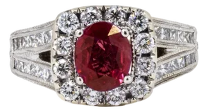 Late 20th Century Neil Lane Ruby Ring, Size 6