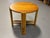 Restored Vintage Rattan Vertically Stacked Circular Drink Side Table With Mahogany Top For Sale - Image 9 of 9