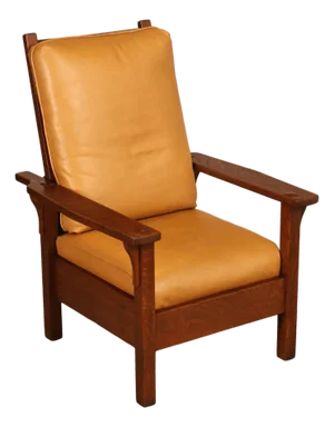 Gustav Stickley Antique Mission Oak Morris Chair Model 346