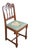 Victorian Antique Early 20th Century Michigan Chair Company Walnut Side Chair Embroidered Seat For Sale - Image 3 of 12