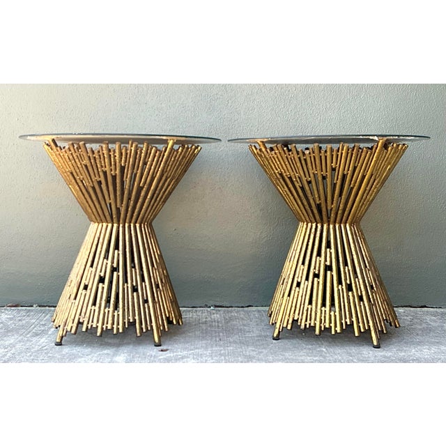 Vintage Ambella Home “Pick Up Stick” Side Tables - A Pair For Sale - Image 10 of 12
