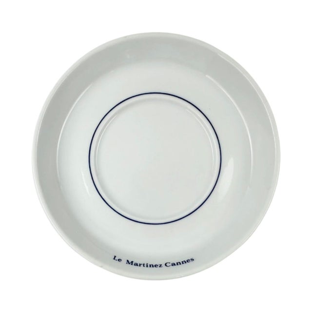 Vintage Le Martinez Hotel Cannes Cup & Saucer French Riviera For Sale - Image 9 of 10