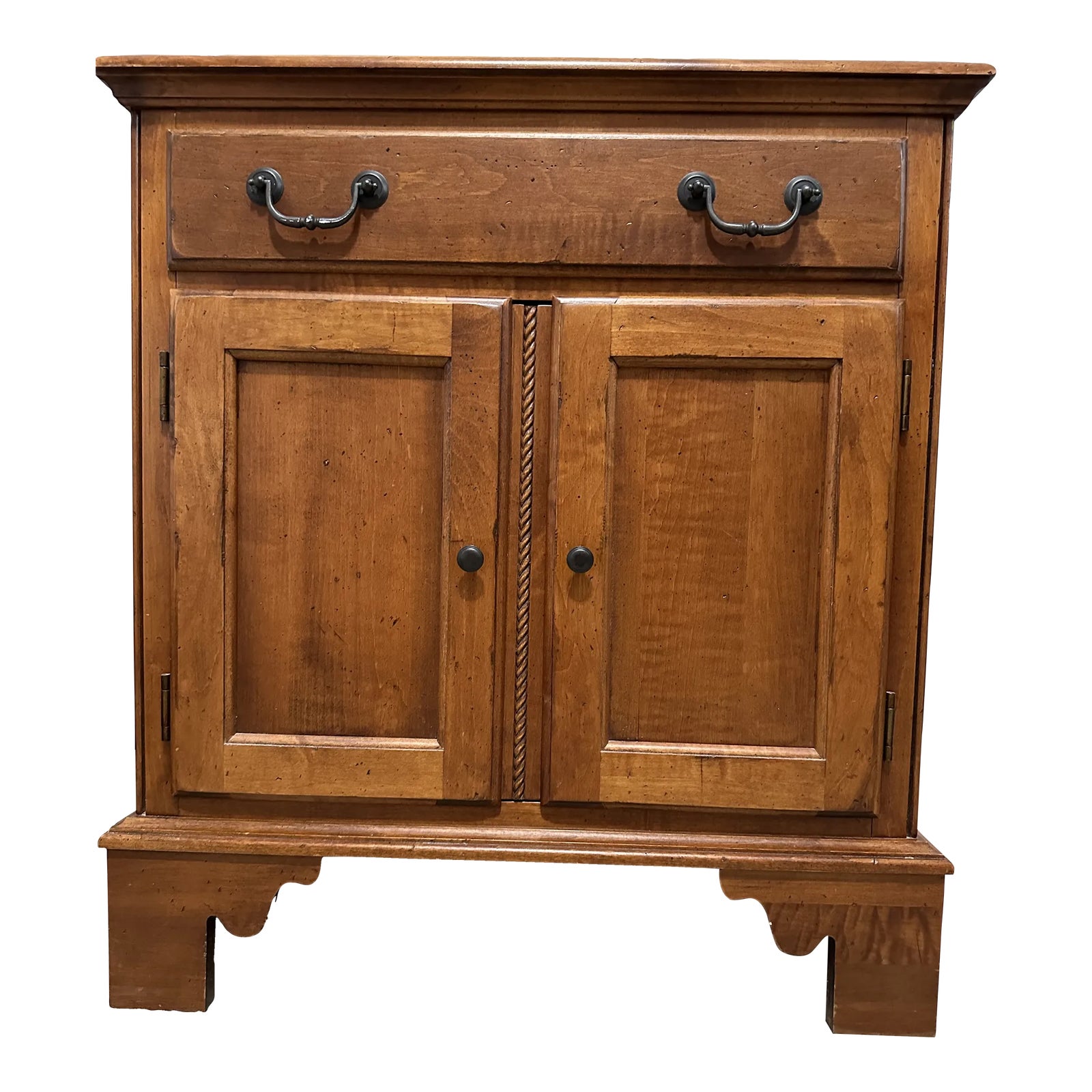 1990s Ethan Allen Country Crossings Nightstand | Chairish