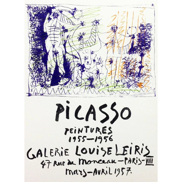 Abstract Picasso Lithograph 84 Peintures Art in Posters For Sale - Image 3 of 3