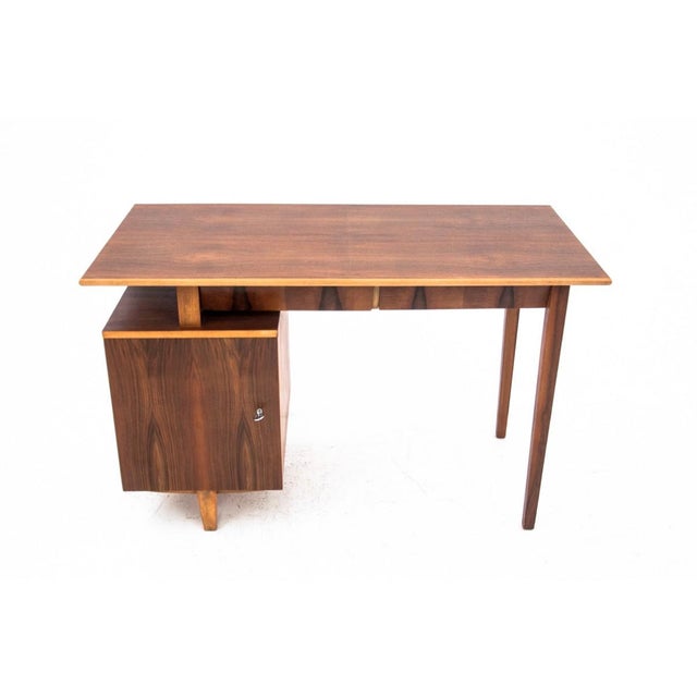 Mid-Century Modern Vintage Desk from M. Puchała, Poland, 1960s For Sale - Image 3 of 13