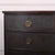 Early 19th C English painted bowfront oak chest of drawers. 1820 This piece is designed in the style of the selected...