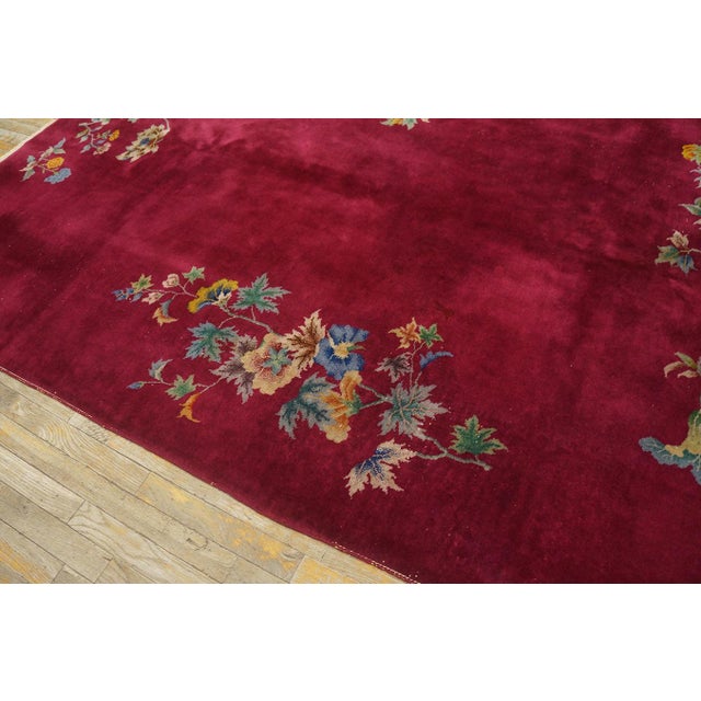 1930s Chinese Art Deco Carpet For Sale - Image 10 of 12