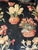 Late 20th Century Black Floral Chinoiserie Wingback Armchairs — A Pair For Sale - Image 16 of 16