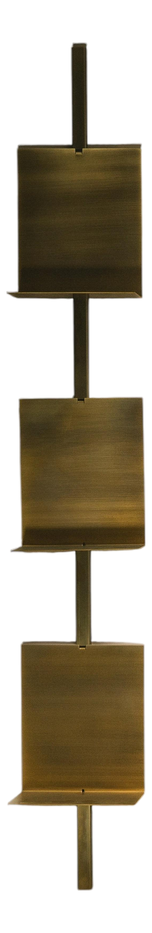 Kinko Shelf in Brass by Zincutec