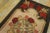1920s Folk Art Beige Medallion Roses Antique American Hooked Rug For Sale - Image 4 of 11