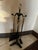 Mid-Century Modern 20th Century MCM Black & Brass Petite Fireplace Tool Set For Sale - Image 3 of 7