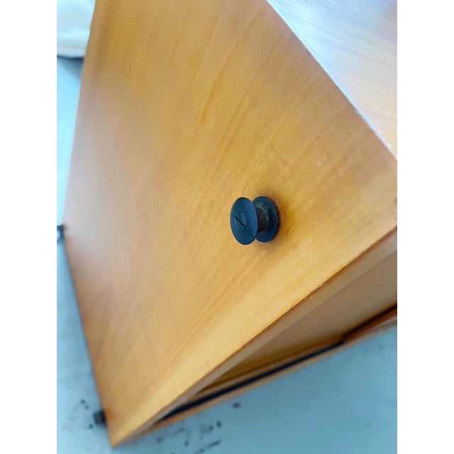 Mid-Century String Shelf and Cupboard in Gold Ash by Nisse and Kajsa Strinning, Sweden, 1960s For Sale - Image 11 of 18