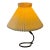 Metal Table Lamp With Le Klint Shade Danish Mid-Century Modern 1970s For Sale