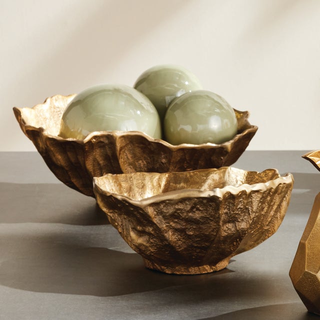 Early 21st Century Ostra Decorative Bowls, Set Of 2 For Sale - Image 5 of 5