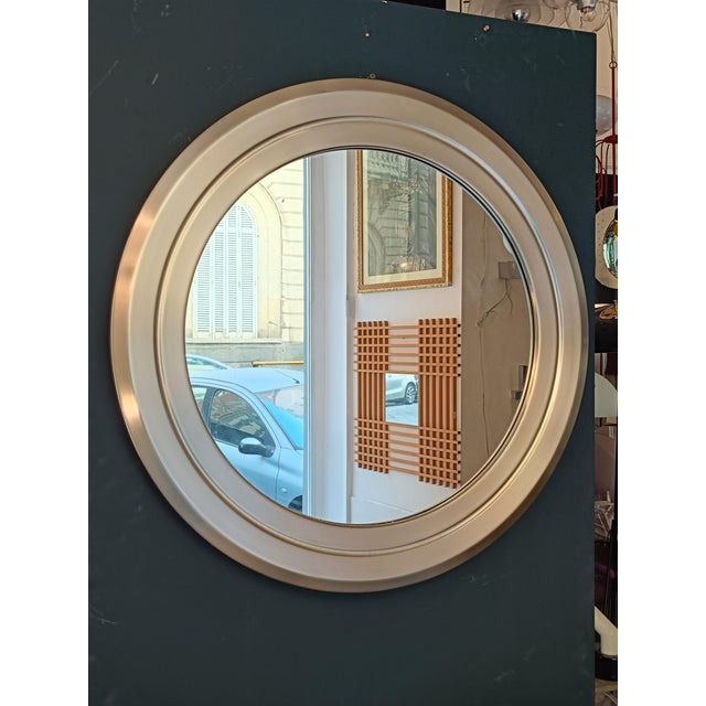 1970s Vintage Italian Round Narciso Wall Mirror by Sergio Mazza for Artemide, 1970s For Sale - Image 5 of 7