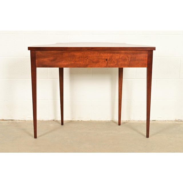 Baker Furniture Historic Charleston Federal Inlaid Mahogany Console or Entry Table For Sale - Image 11 of 13