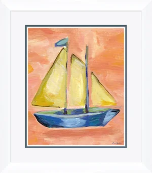 Norton Sail By Dana Gibson, Framed Art Print