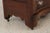Wood Antique Empire Burl Walnut Marble Top Dresser W. Mirror For Sale - Image 7 of 18