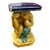 Vintage Majolica Monkey Plant Stand/Garden Stool For Sale