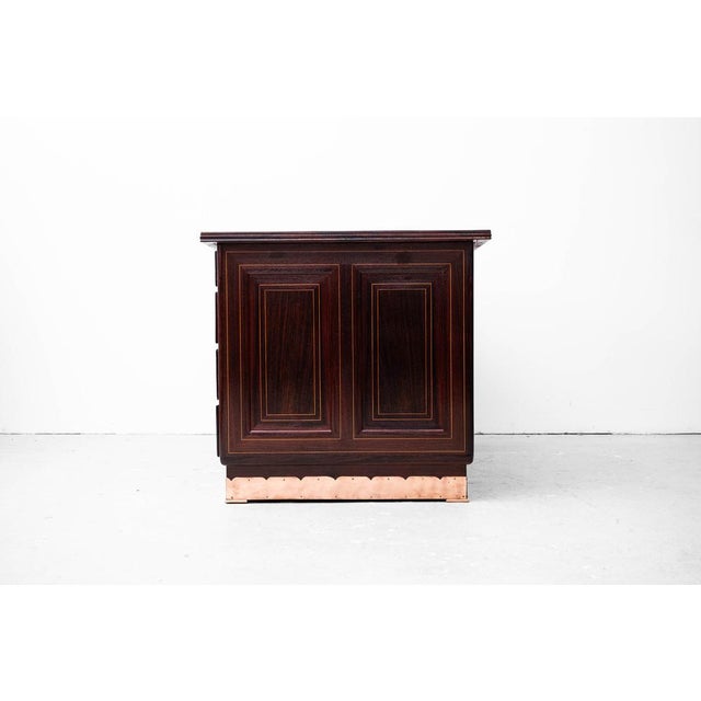 Art Nouveau Gentleman's Writing Desk by Bernhard Ludwig, 1890s For Sale - Image 11 of 18