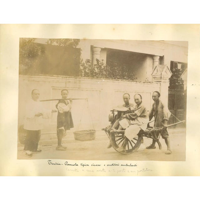 Ancient Views of Tientsin is a set of three original Vintage Albumen prints on single cardboard: 34 x 26 cm. Image 20 x...