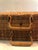 Vintage Wicker Picnic Basket For Sale - Image 4 of 9