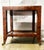 Burlwood 2-Tier Side Table- Karl Springer “Telephone Table” Style For Sale - Image 4 of 8