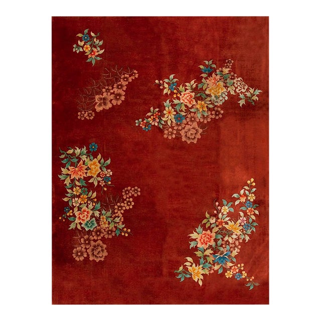 1930s Chinese Art Deco Carpet For Sale