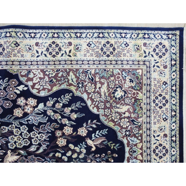 Silk Tapestry Rug From Mid-20th Century For Sale In Nashville - Image 6 of 11