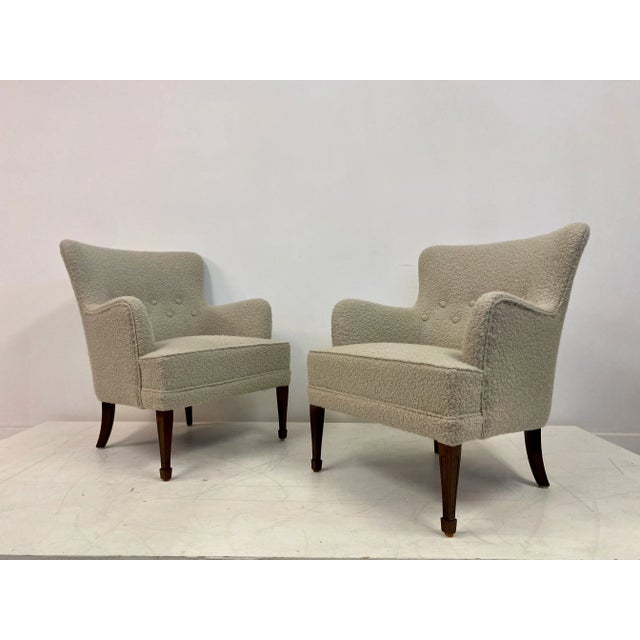 Set of Danish Armchairs by Frits Henningsen, 1950s For Sale - Image 14 of 14