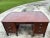 Gorgeous Stow & Davis Art Deco Vintage Mahogany Executive Desk. The desk has 3 left drawers, 1 center drawer, and 2 right...