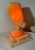 1970s Large Vintage Hand Carved Onyx Stone Egyptian Revival Nefertiti Table Night Lamp For Sale - Image 9 of 15
