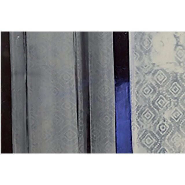 Abstract Marcy Rosenblat "Blue Line and Stars", Painting For Sale - Image 3 of 4