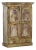 Antique Indian Painted Teakwood Armoire For Sale