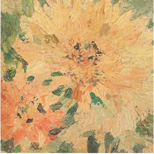 Fabulous Abstract Impressionist Still Life Oil Painting on Board by Artist M. Lisne.PP. Very Fine Composition. Quality...