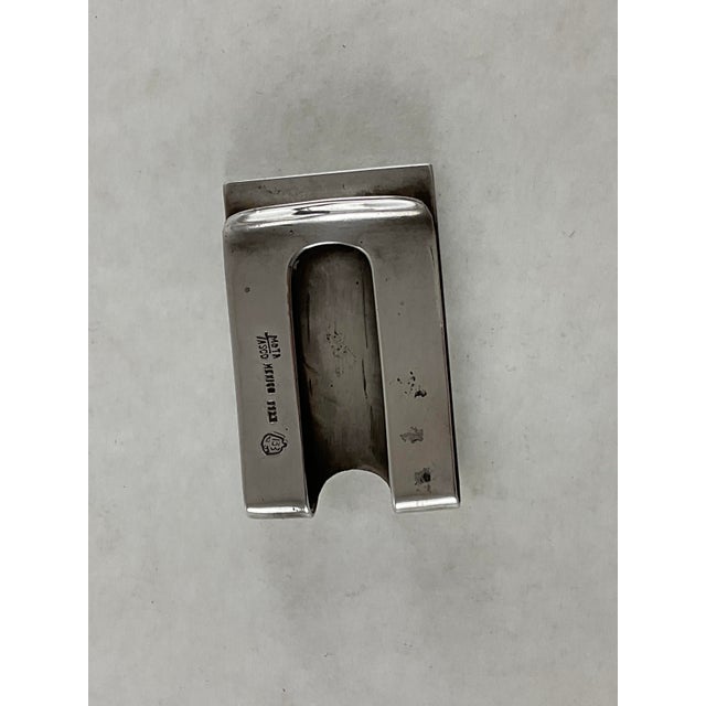 Sterling Silver Mexican Money Clip. For Sale - Image 13 of 13