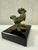 Brutalist Bronze Happy Rooster Sculpture on Marble by Lino, Signed For Sale - Image 3 of 8