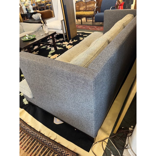 Jay Jeffers Bespoke Shelter Sofa, in the Style of Milo Baughman For Sale - Image 11 of 12