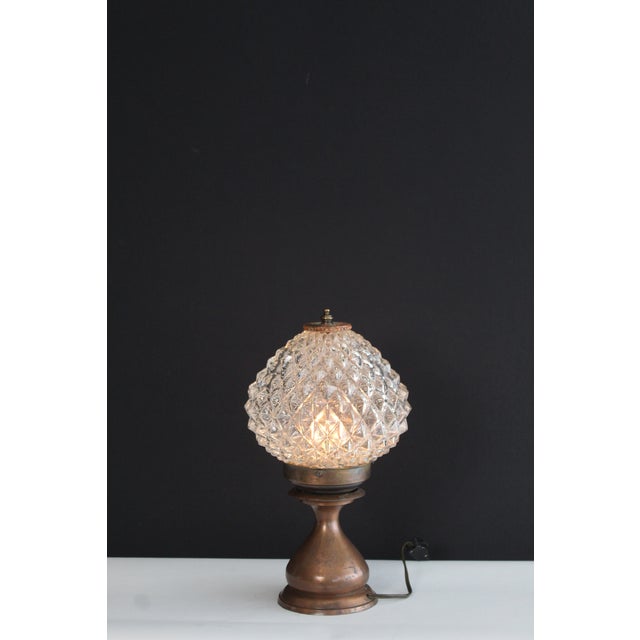 1930s Country French Pressed Crystal and Copper For Sale In Miami - Image 6 of 11