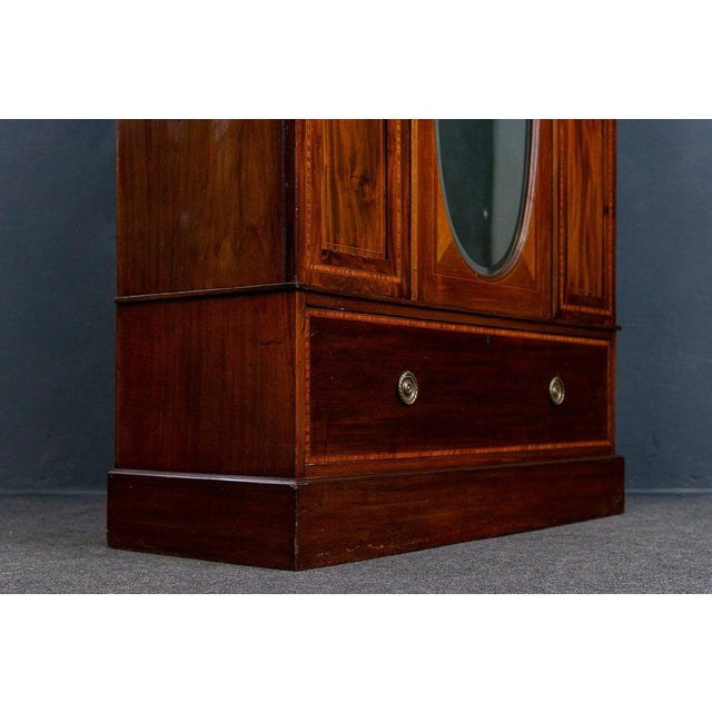 Vintage Brown Wood Cupboard For Sale - Image 15 of 18