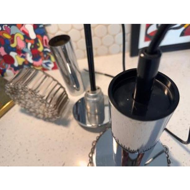 Metal 1970s Staff Leuchten P105 Chrome & Textured Glass Pendant Lights - a Pair For Sale - Image 7 of 14